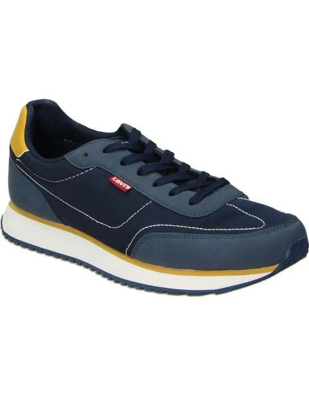 Zapatos cómodo de hombre LEVIS stag color azul