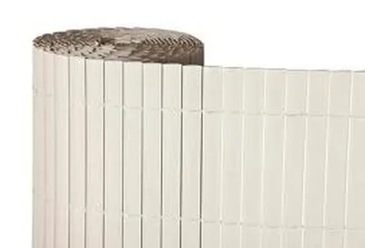 Cañizo PVC doble cara blanco