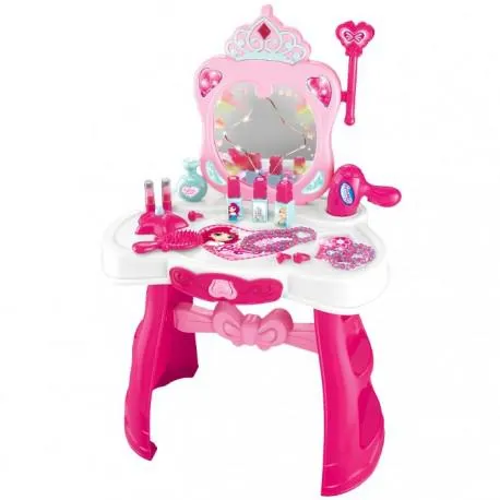 TOCADOR PRINCESAS CON MÚSICA, LUCES Y ACCESORIOS