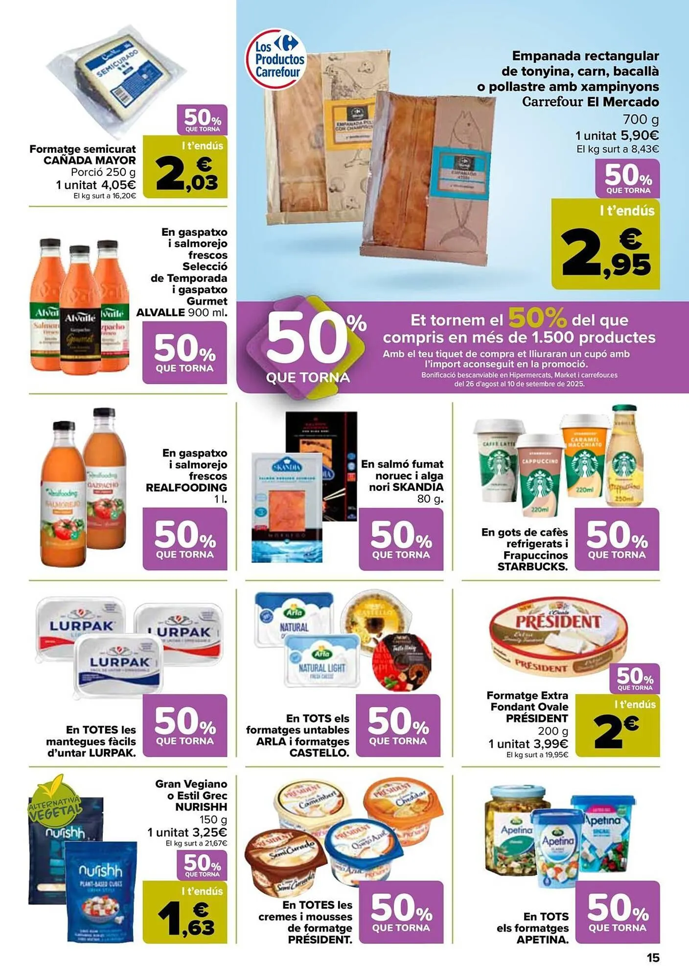 Catálogo de Folleto Carrefour 8 de agosto al 25 de agosto 2025 - Página 15