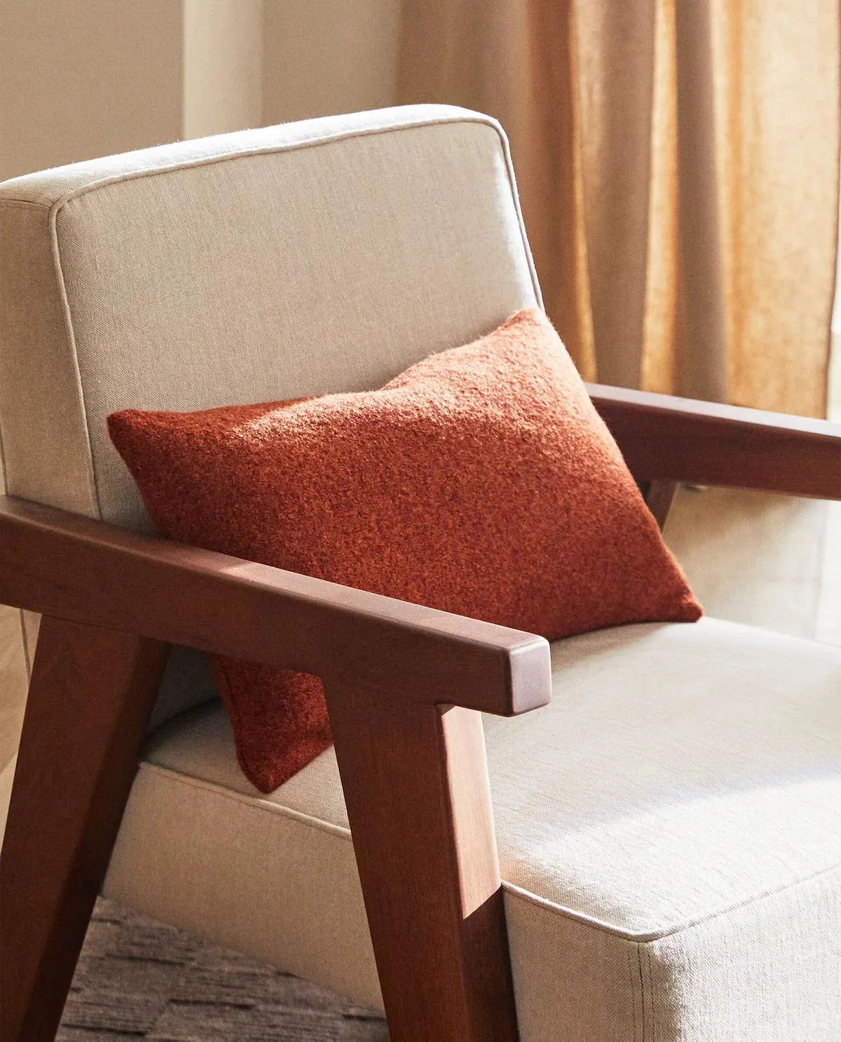 FUNDA DE COJÍN RECTANGULAR LANA