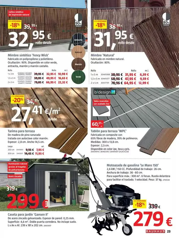 Catálogo de Bricolaje, reformas, decoración y jardín 27 de febrero al 2 de abril 2025 - Página 23