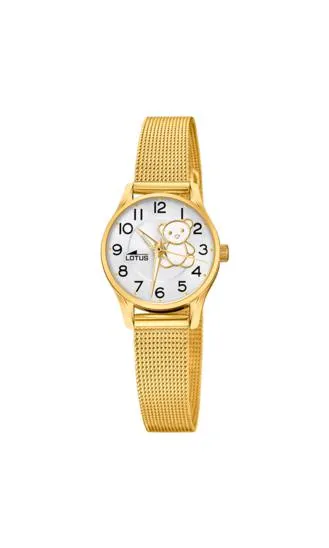 RELOJ INFANTIL LOTUS JUNIOR CON ESFERA PLATEADA 18572/D