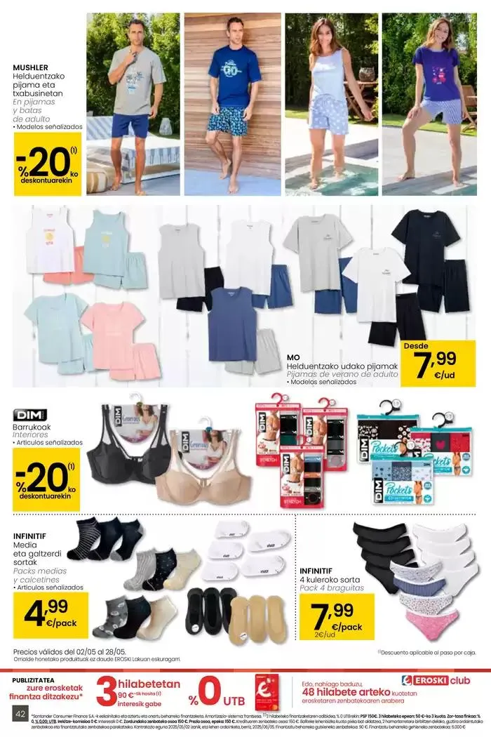 Catálogo de AUKERA OFERTA HIPERMERKATUAK EROSKI 2 de mayo al 13 de mayo 2025 - Página 42