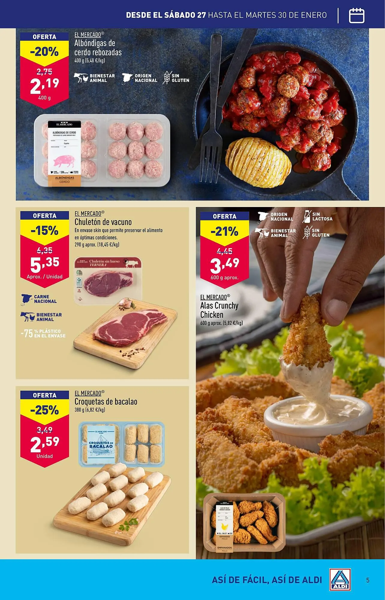 Catálogo de Folleto ALDI 24 de enero al 30 de enero 2024 - Página 5