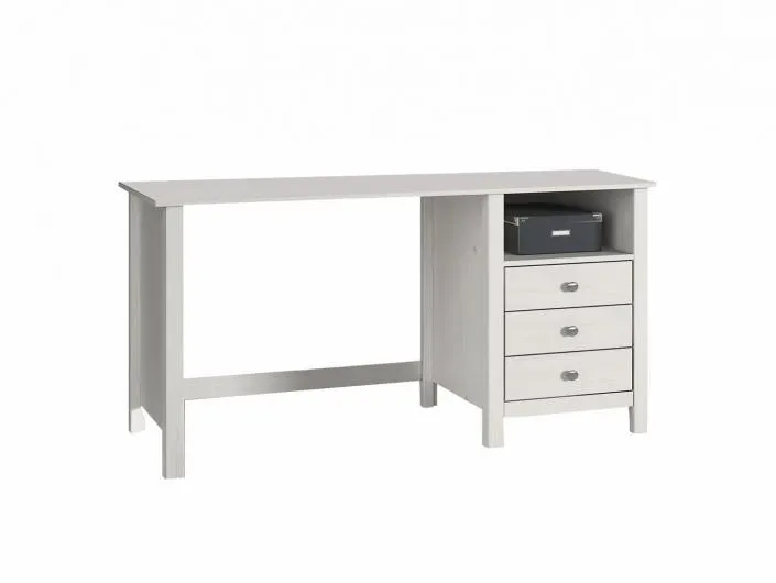 Escritorio 3 cajones color blanco