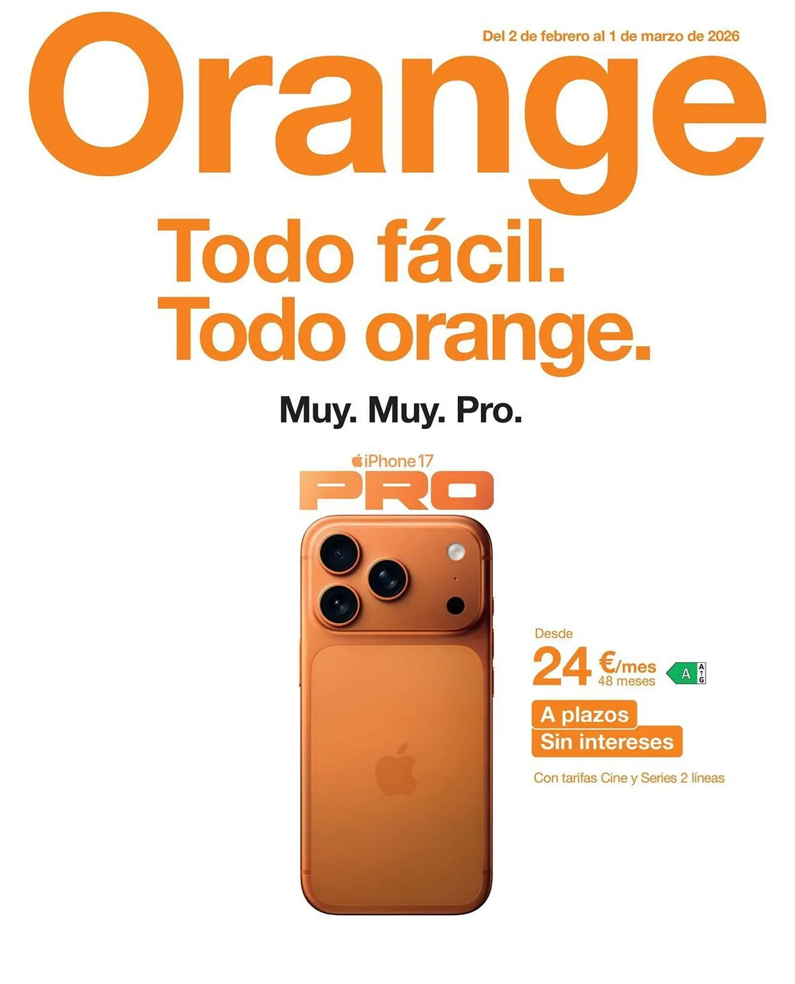 Catálogo de Catálogo Orange 2 de febrero al 1 de marzo 2026 - Página 1