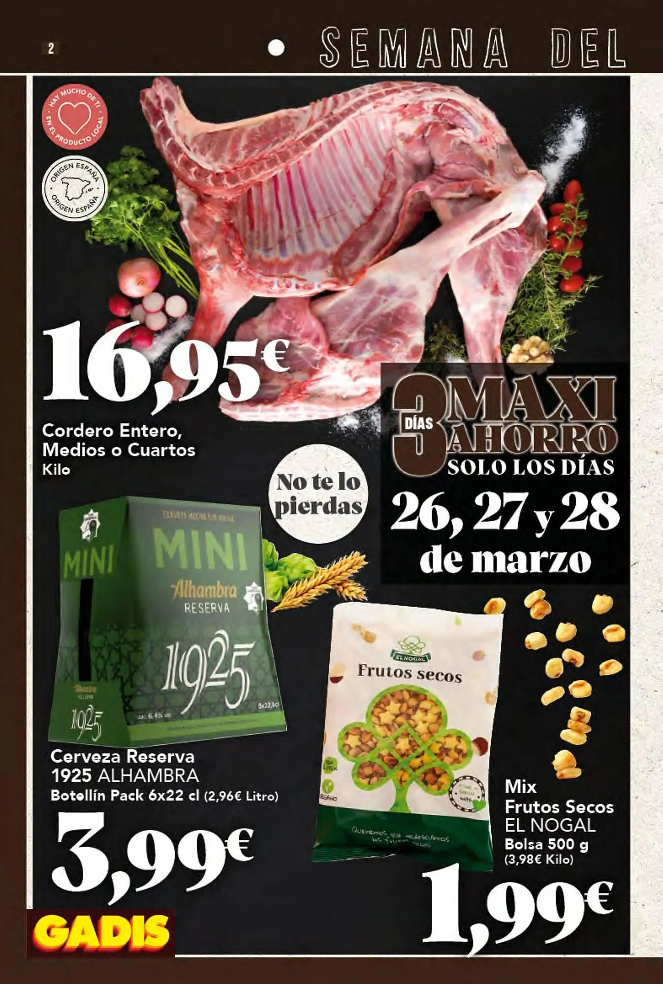 Catálogo de Folleto Gadis 26 de marzo al 31 de marzo 2026 - Página 2