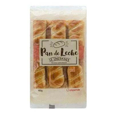 Pan de leche Alipende 12 uds