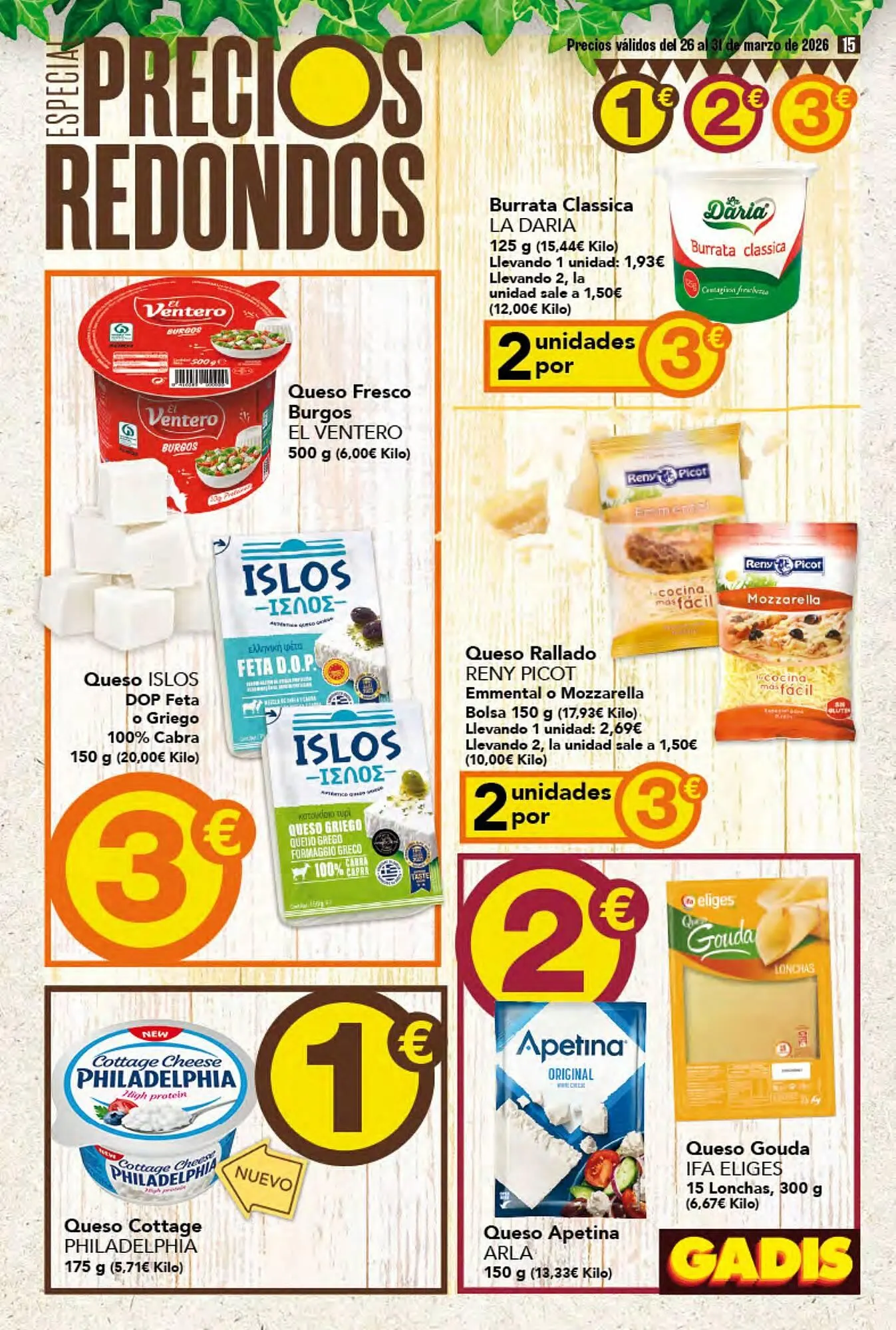 Catálogo de Folleto Gadis 26 de marzo al 31 de marzo 2026 - Página 15