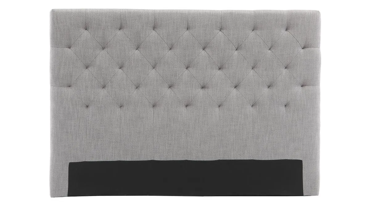 Cabecero tejido gris claro 160cm ENGUERRAND