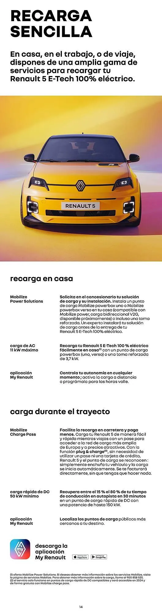 Catálogo de Folleto Renault 5 e-tech 5 de septiembre al 5 de septiembre 2025 - Página 14