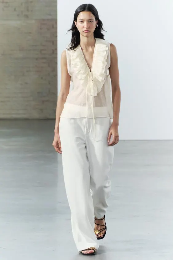 BLUSA VOLANTES ZW COLLECTION