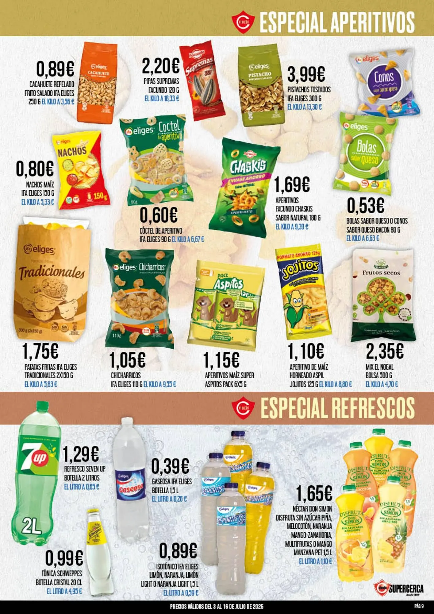 Catálogo de Folleto Claudio 3 de julio al 16 de julio 2025 - Página 9