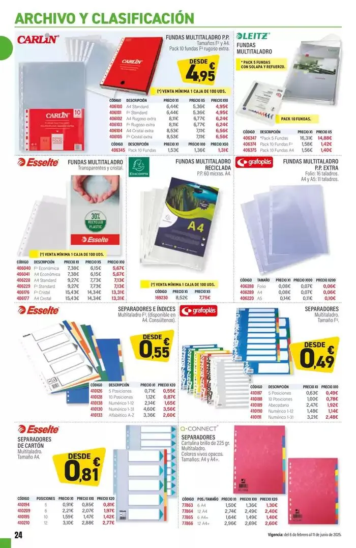 Catálogo de ESPECIAL ARCHIVO  13 de febrero al 11 de junio 2025 - Página 24