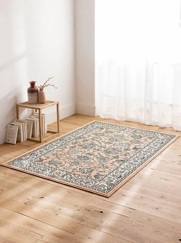 Alfombra rectangular con patrones persas