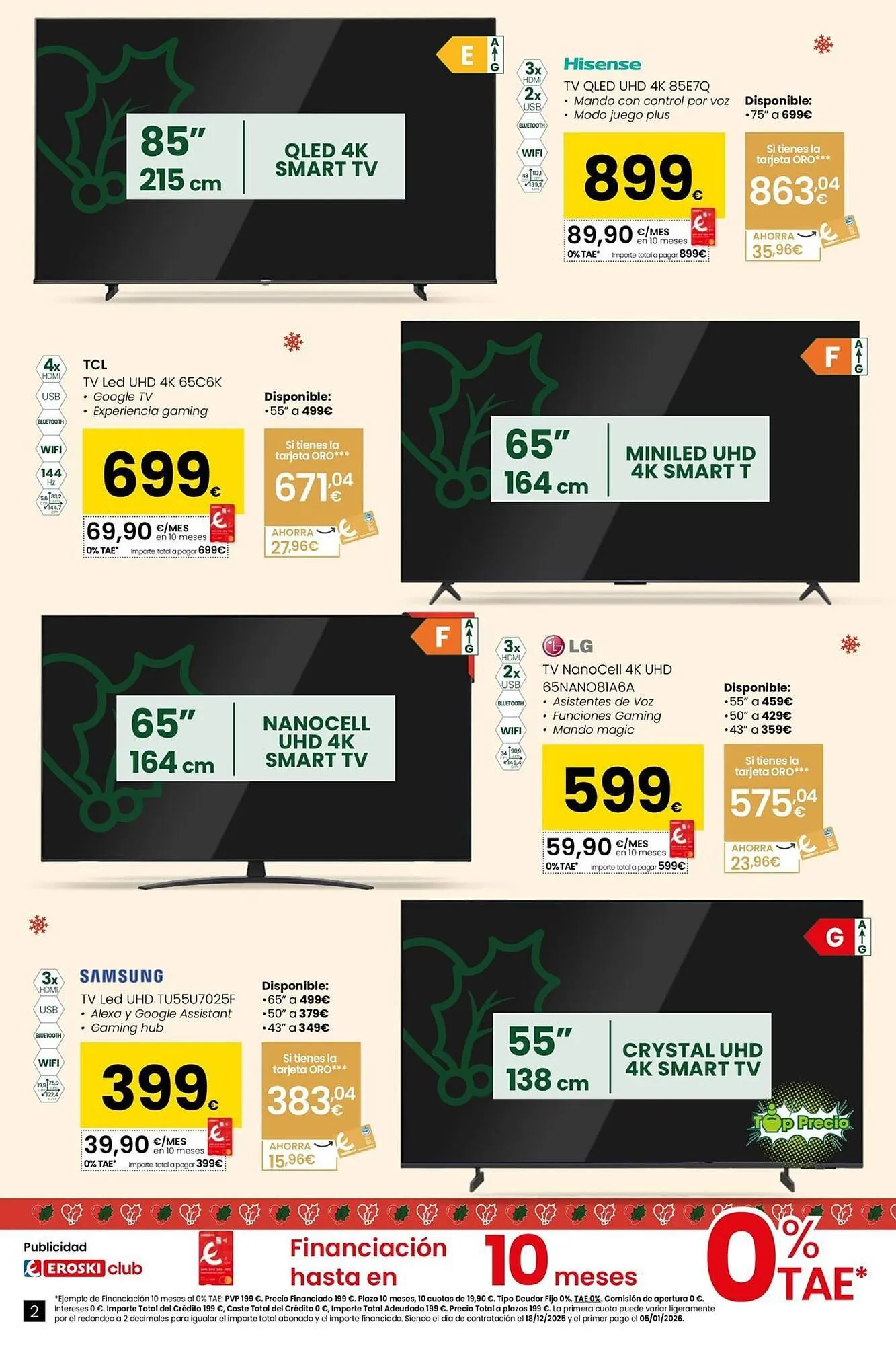 Catálogo de Folleto Eroski 18 de diciembre al 6 de enero 2026 - Página 2