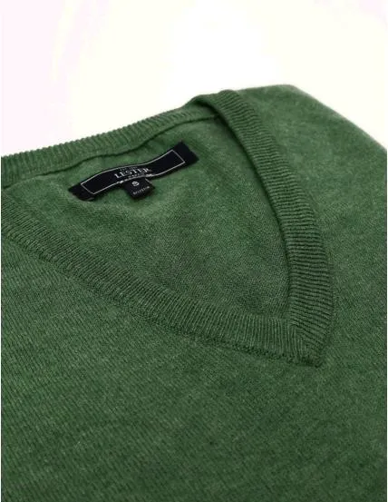 Jersey pico algodón Verde