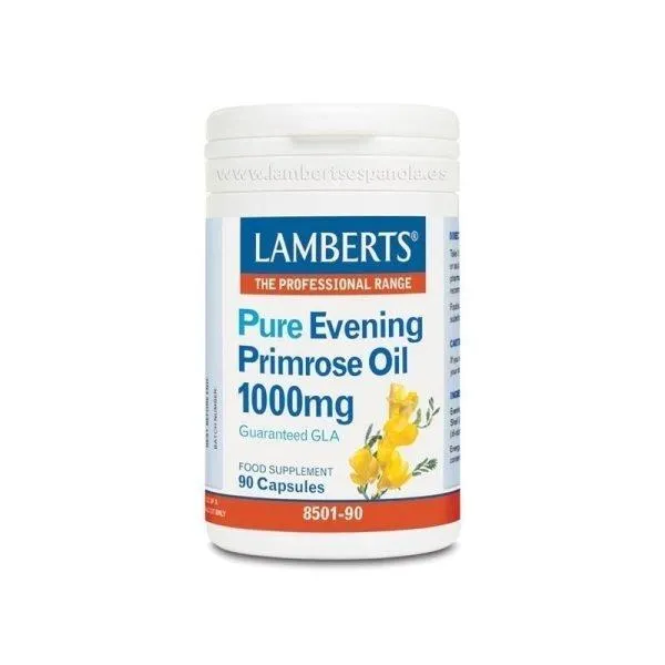 Aceite de Prímula u Onagra Puro 1000 mg con Vitamina E – Lamberts