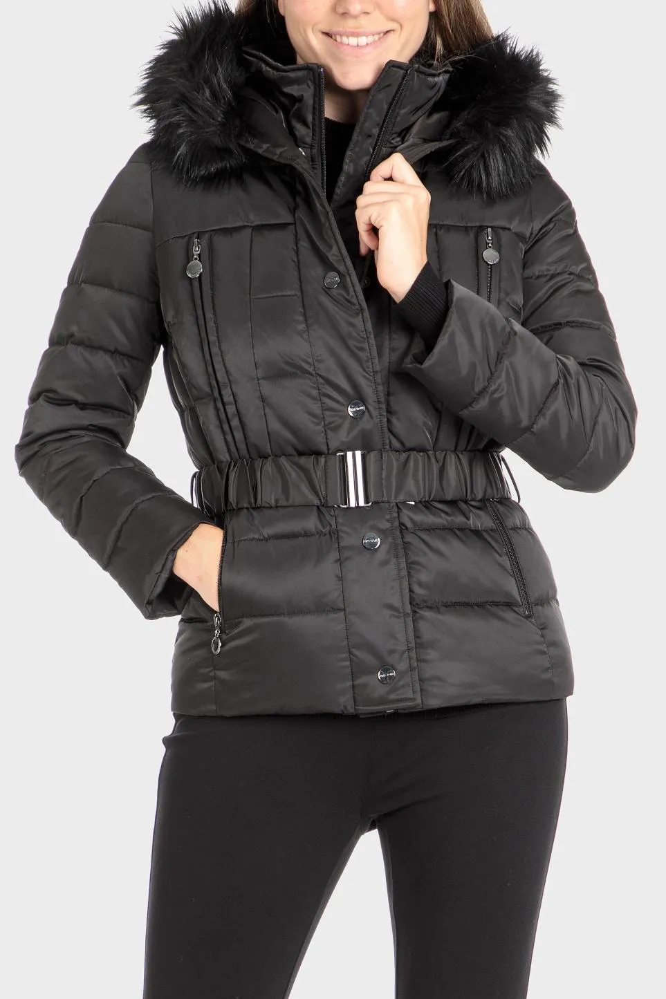 Parka ceinture