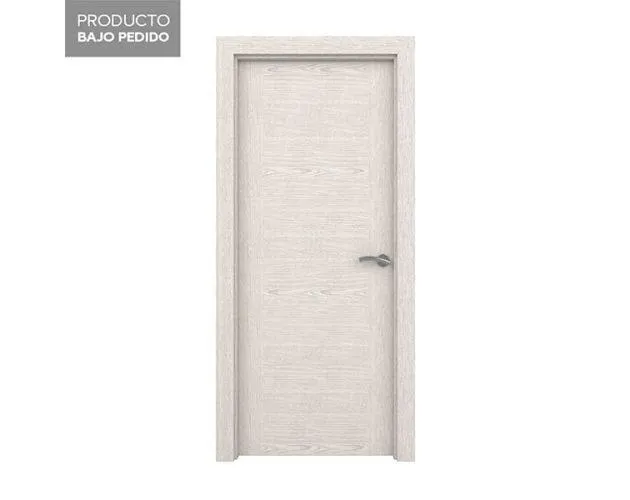Puerta de Interior decapé melamina blanca izquierda 203 x 82,5 cm