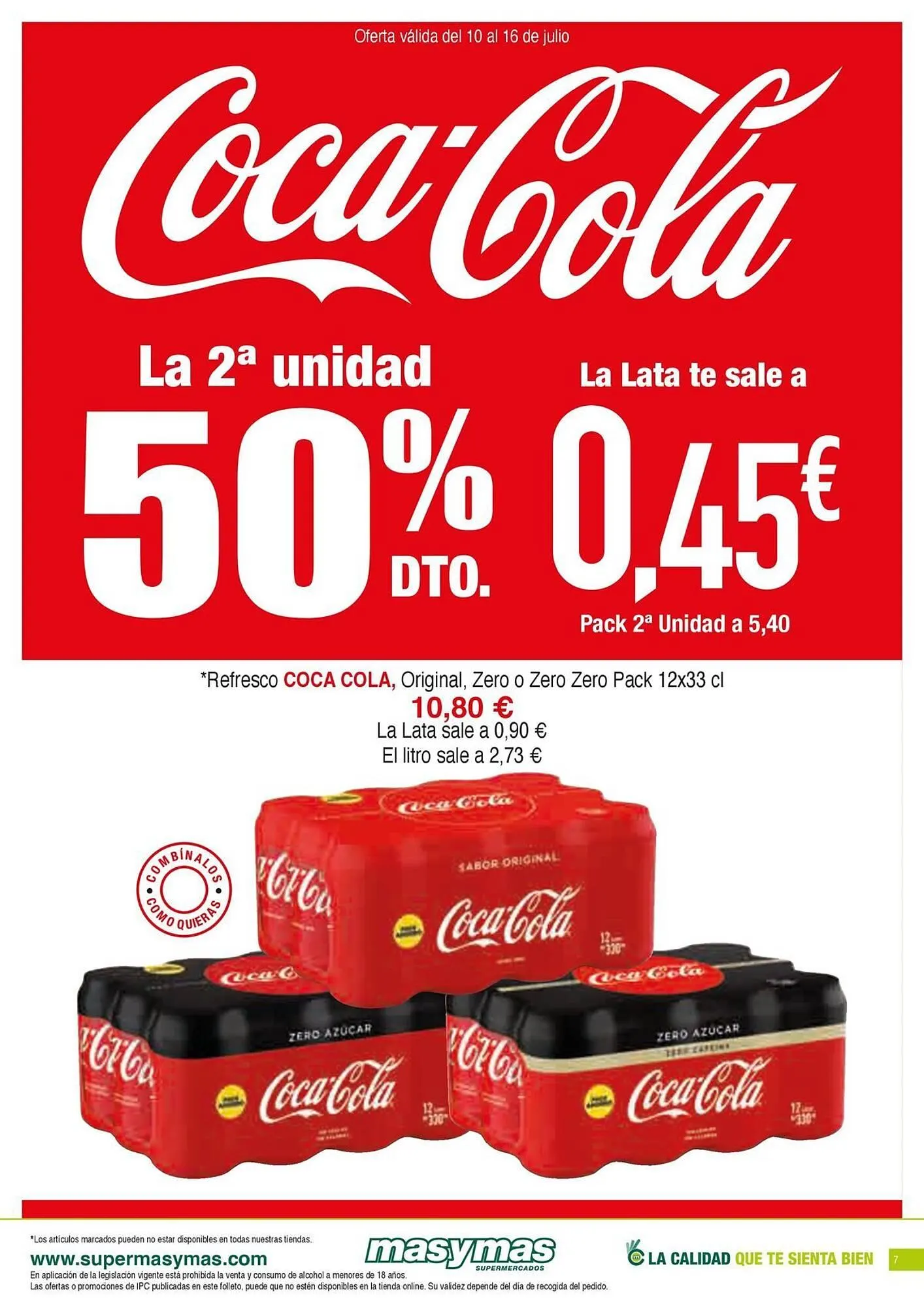 Catálogo de Folleto Masymas 10 de julio al 16 de julio 2025 - Página 7
