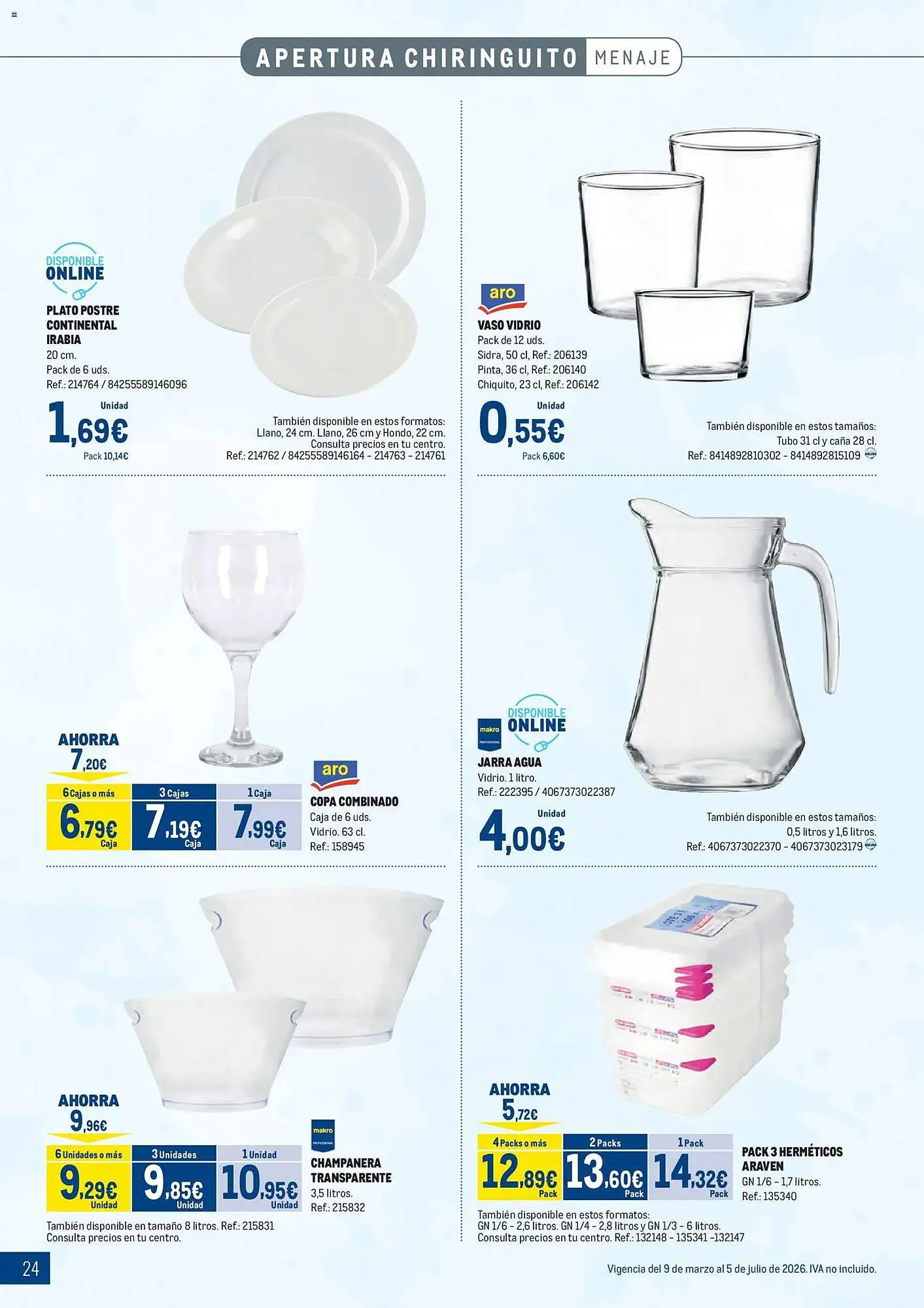 Catálogo de Catálogo Makro 9 de marzo al 5 de julio 2026 - Página 24