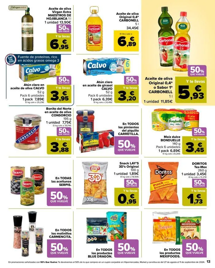 Catálogo de 50% que vuelve 9 de agosto al 26 de agosto 2024 - Página 13