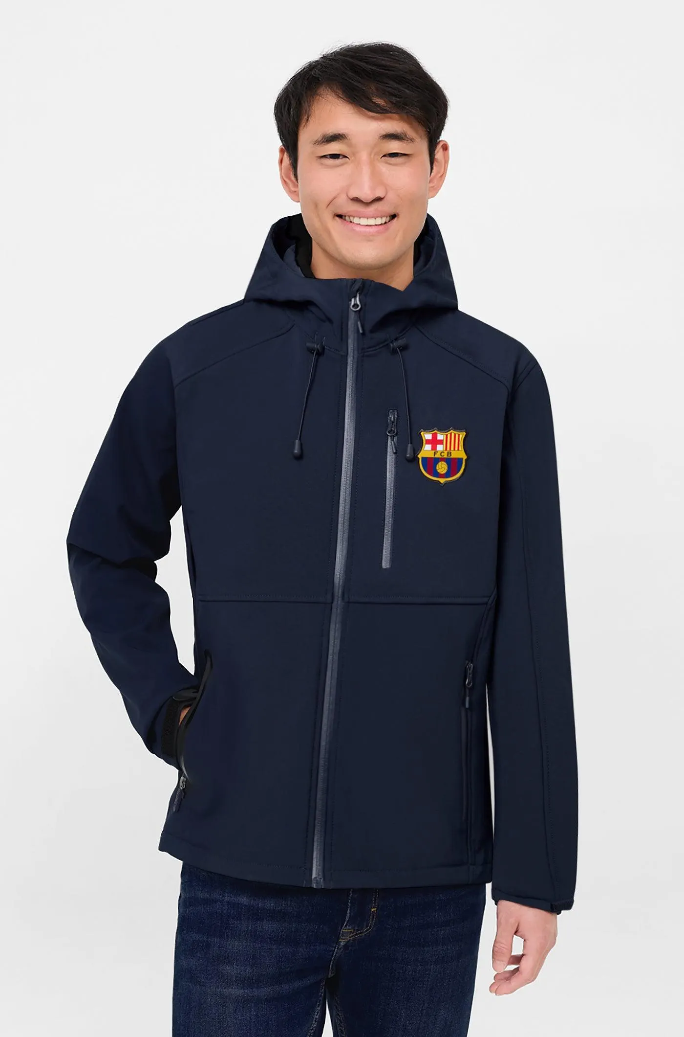 Chaqueta Softshell con capucha FC Barcelona