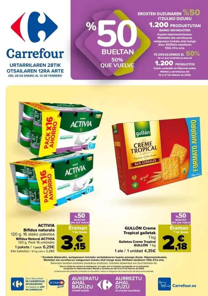 Catálogo de 50% QUE VUELVE 28 de enero al 12 de febrero 2025 - Página 1