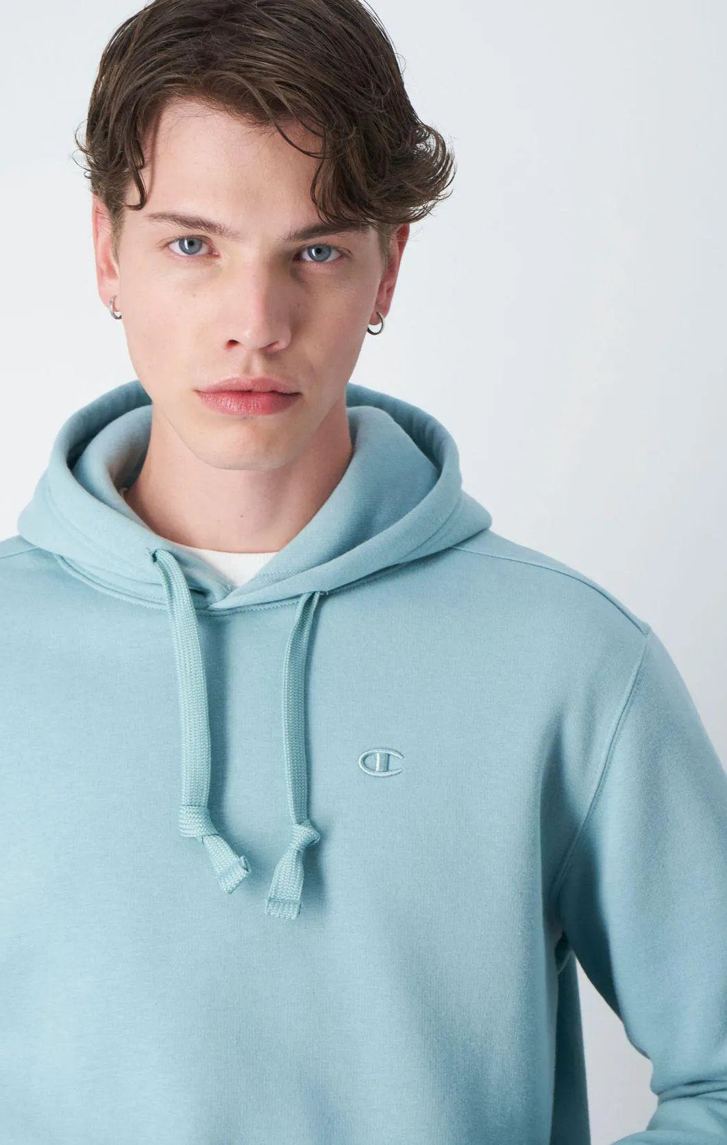 Honeydew Sudadera de felpa perchada con capucha y logotipo en C a juego