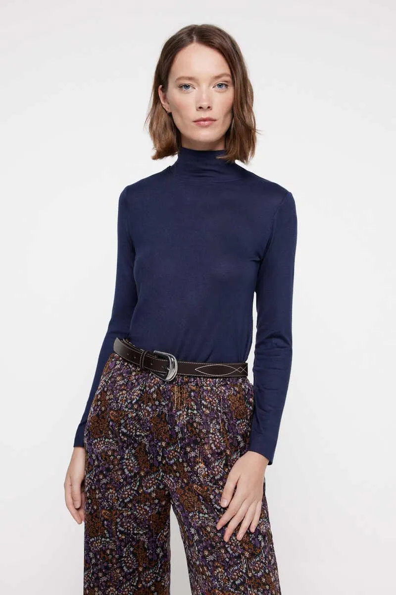 Jersey Viscosa Cuello Cisne