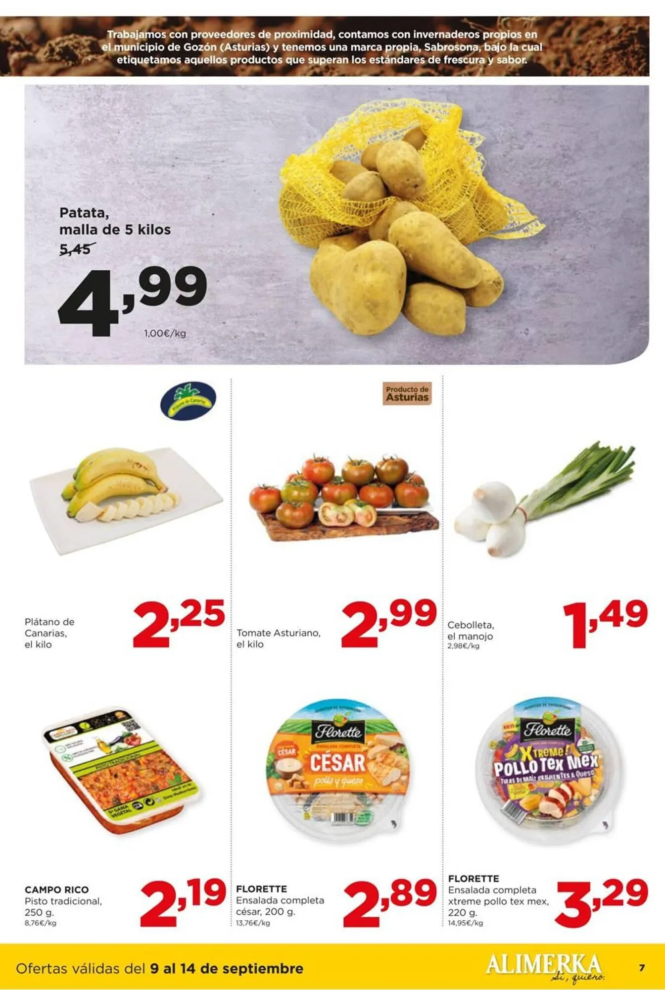 Catálogo de Folleto Alimerka 9 de septiembre al 14 de septiembre 2025 - Página 7