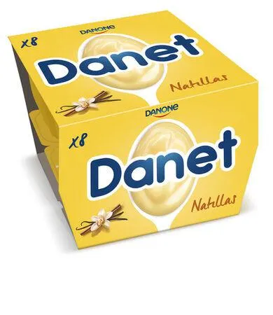 Natillas Danet pack 8 vainilla