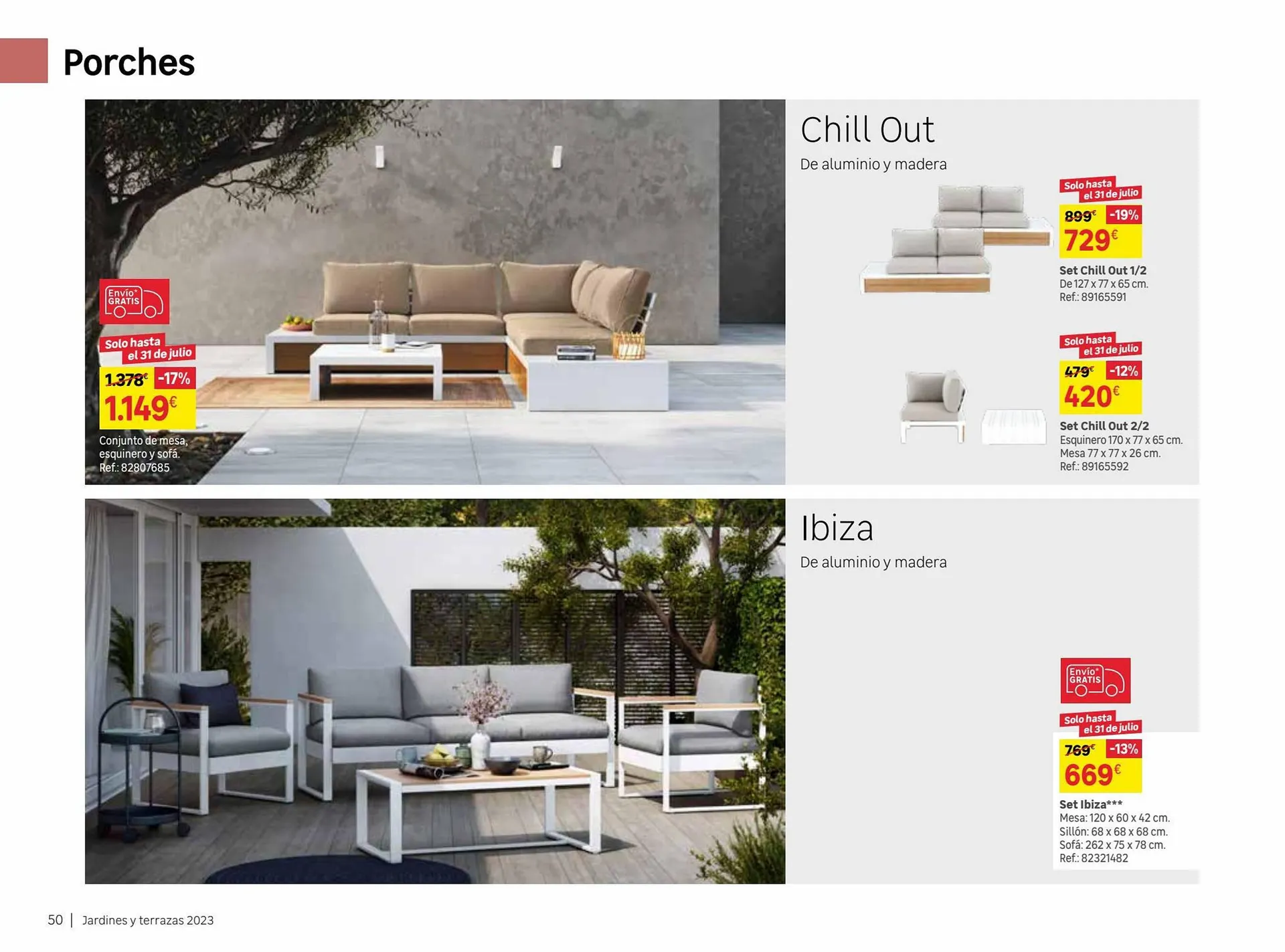 Catálogo de Folleto Leroy Merlin 9 de junio al 31 de julio 2023 - Página 50