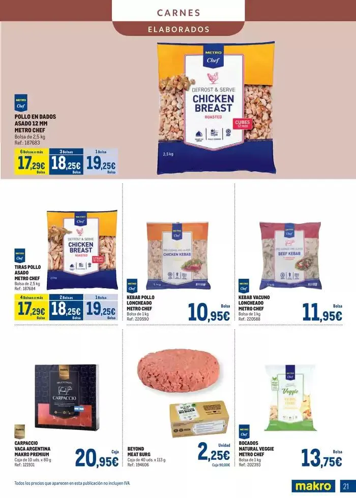 Catálogo de Especial Congelados Centro 5 de mayo al 1 de junio 2025 - Página 21