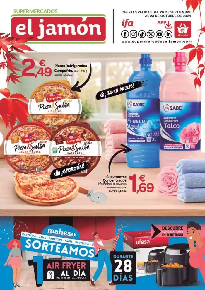 Oferta válida del 26 de septiembre al 23 de octubre de 2024 - 1