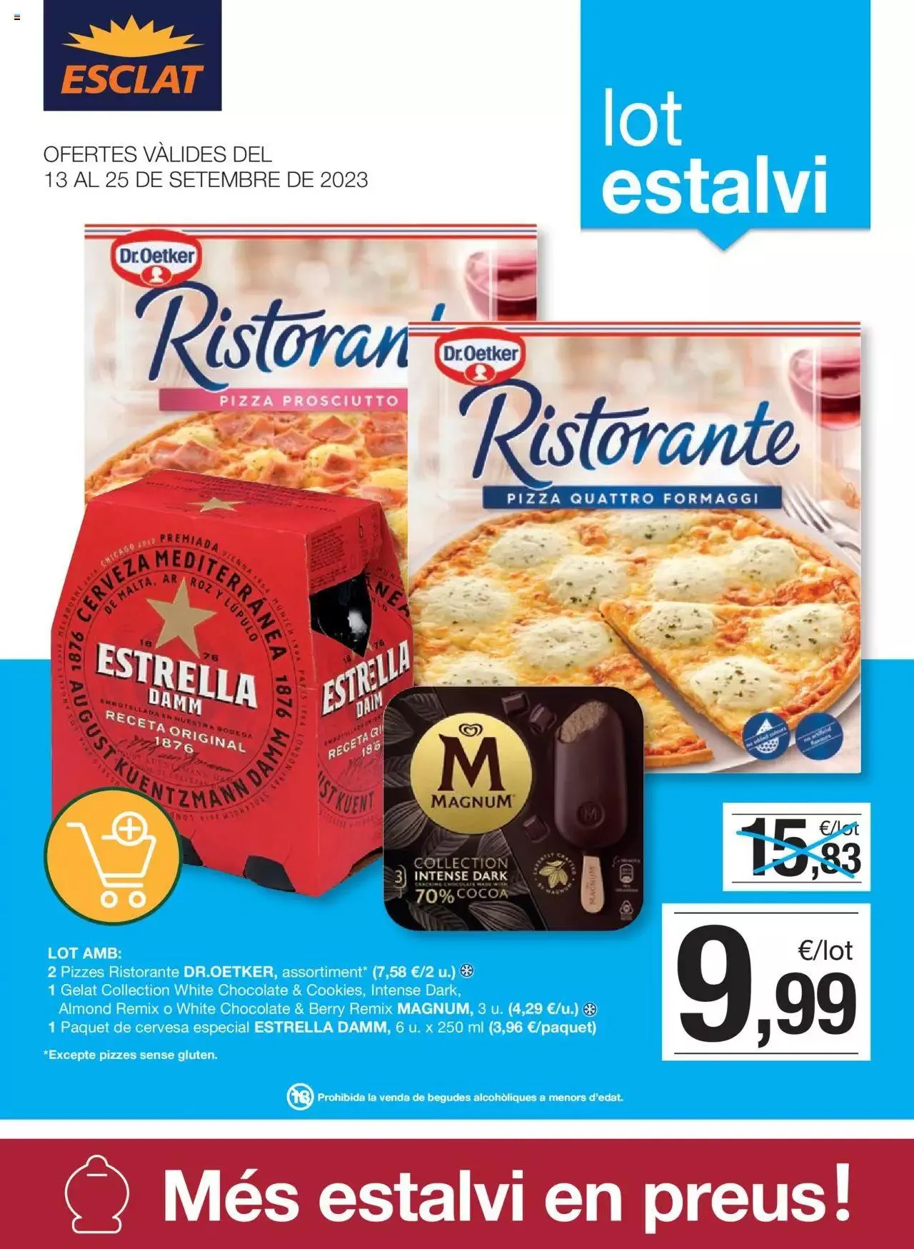 Catálogo de Bonpreu folleto 13 de septiembre al 25 de septiembre 2023 - Página 1