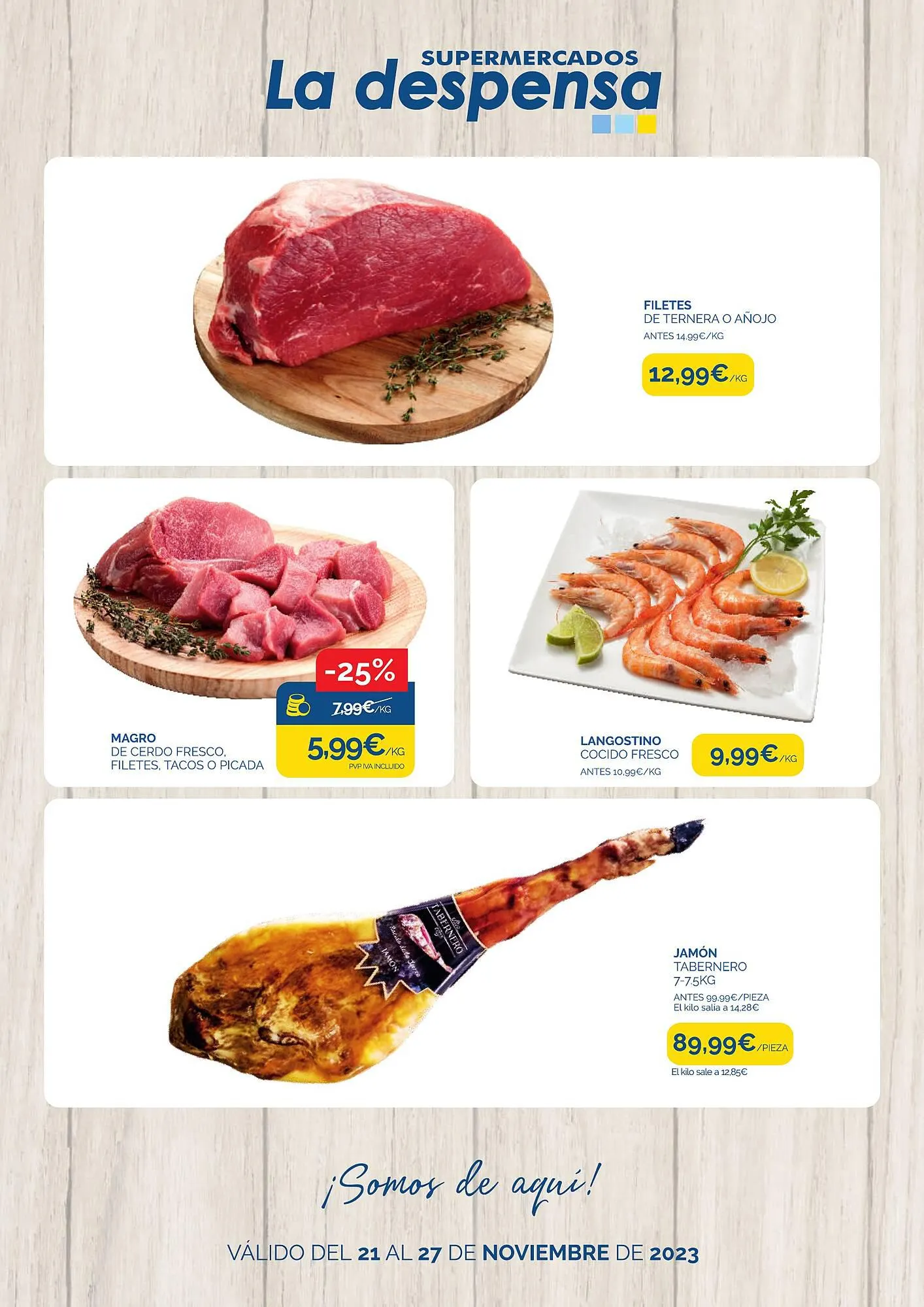 Catálogo de Folleto Supermercados La Despensa 21 de noviembre al 27 de noviembre 2023 - Página 1