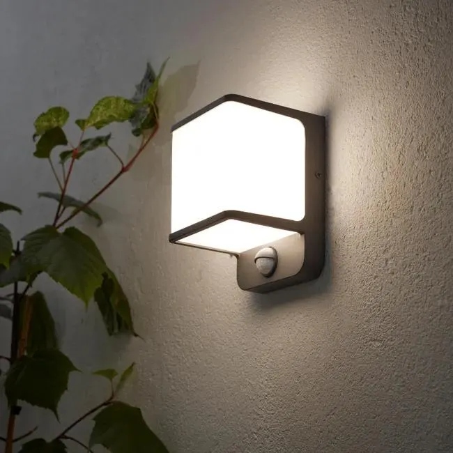 Aplique exterior LED Telin INSPIRE 1300 lm blanco neutro con sensor movimiento