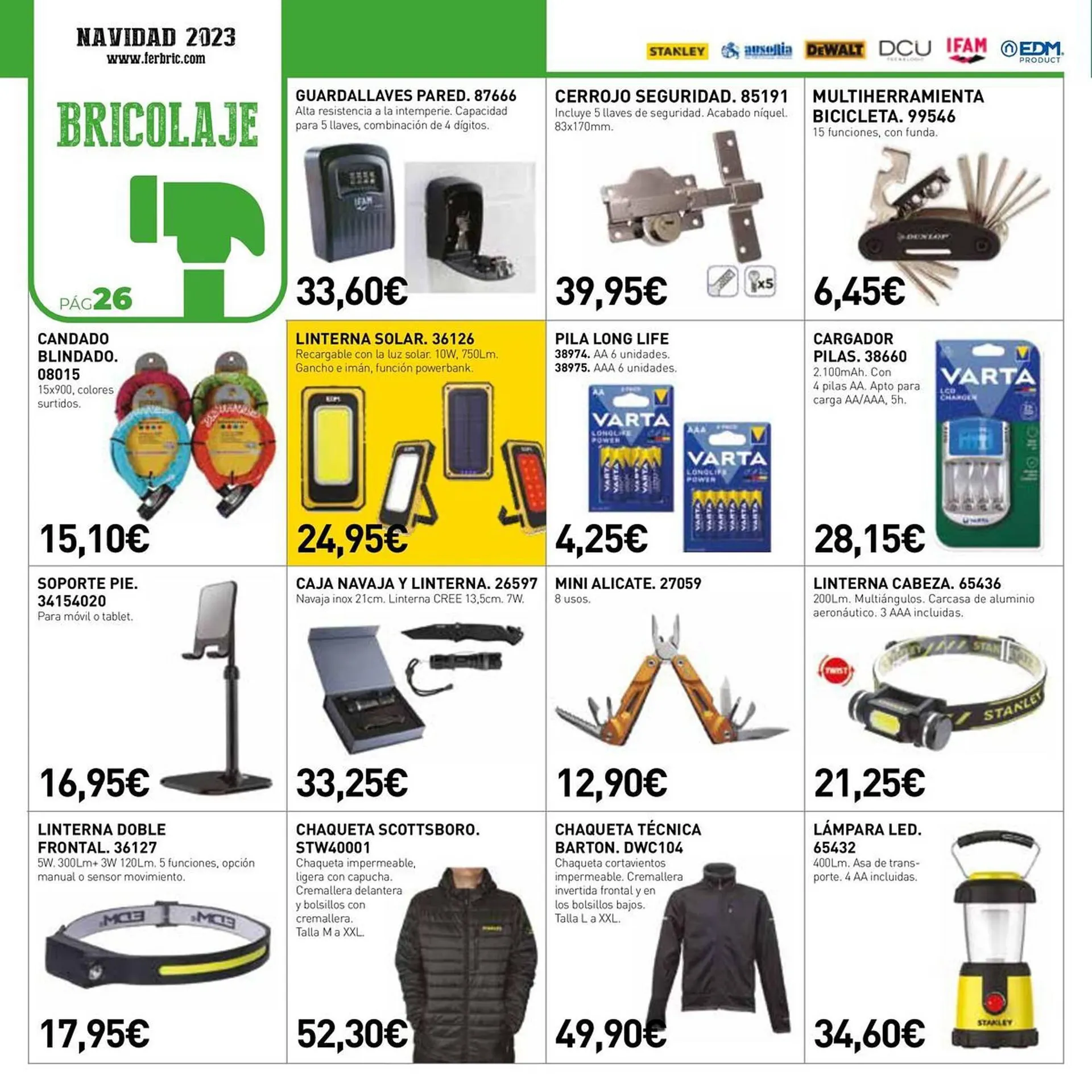 Catálogo de Folleto Ferbric 31 de octubre al 13 de enero 2024 - Página 26