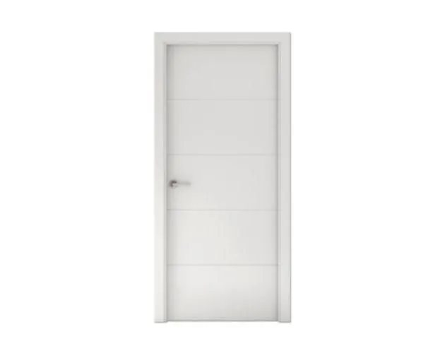 Puerta de Interior Ons blanca 62,5cm derecha con tapajuntas