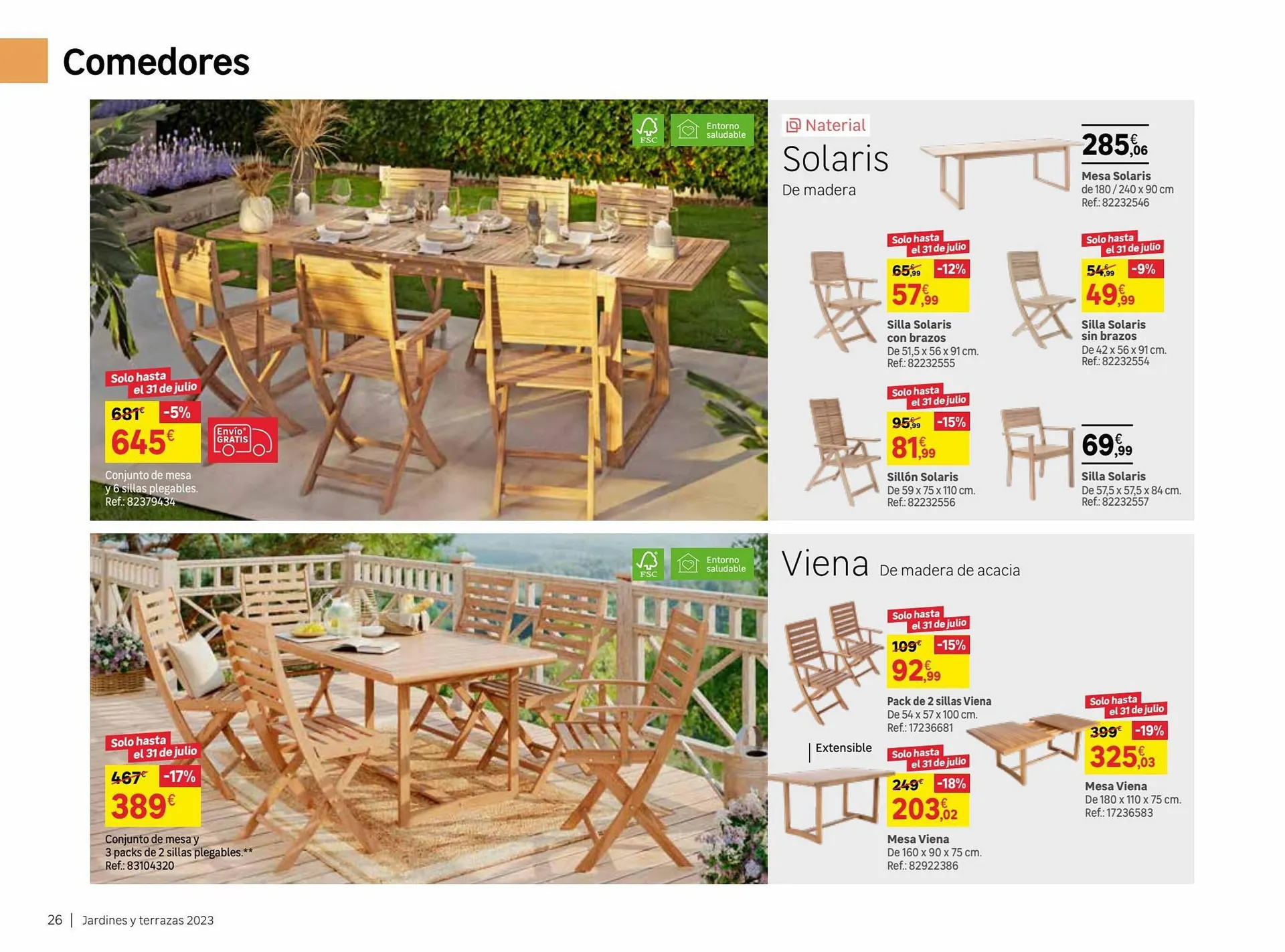 Catálogo de Folleto Leroy Merlin 9 de junio al 31 de julio 2023 - Página 26