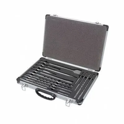 Maletín de brocas SDS Plus y cinceles - 17 piezas