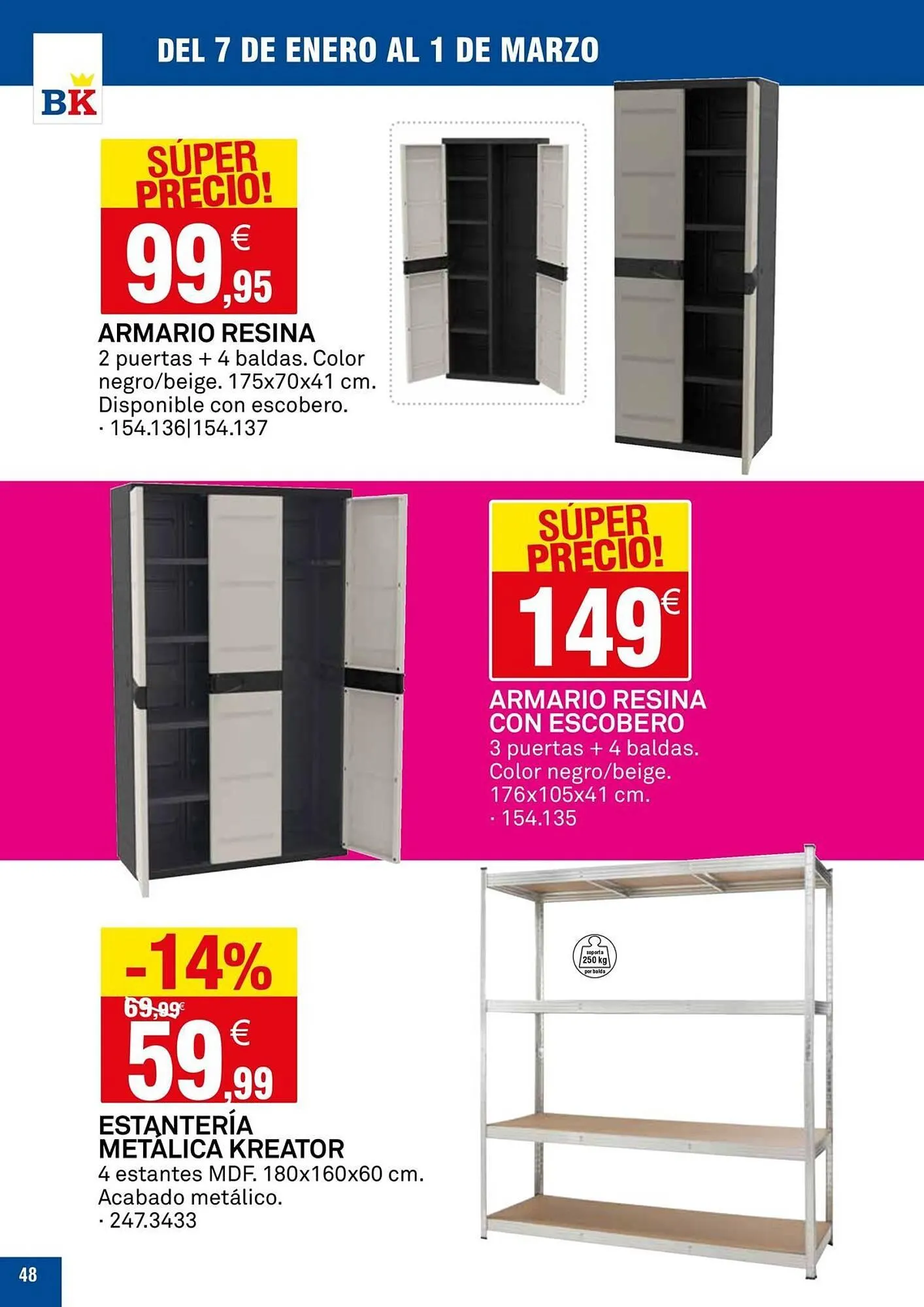 Catálogo de Catálogo Bricoking 7 de enero al 1 de marzo 2026 - Página 48