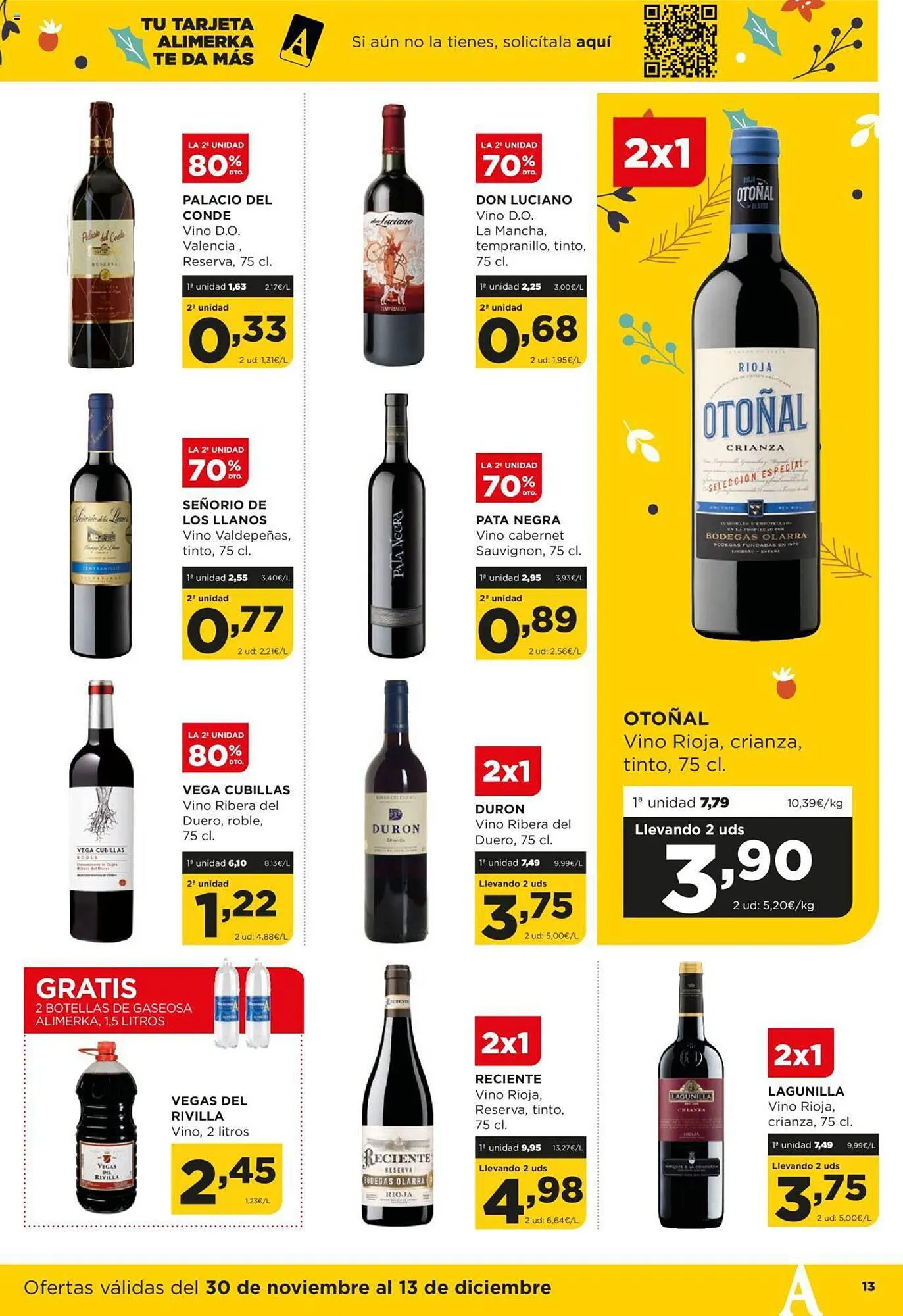 Catálogo de Folleto Alimerka 30 de noviembre al 13 de diciembre 2023 - Página 13