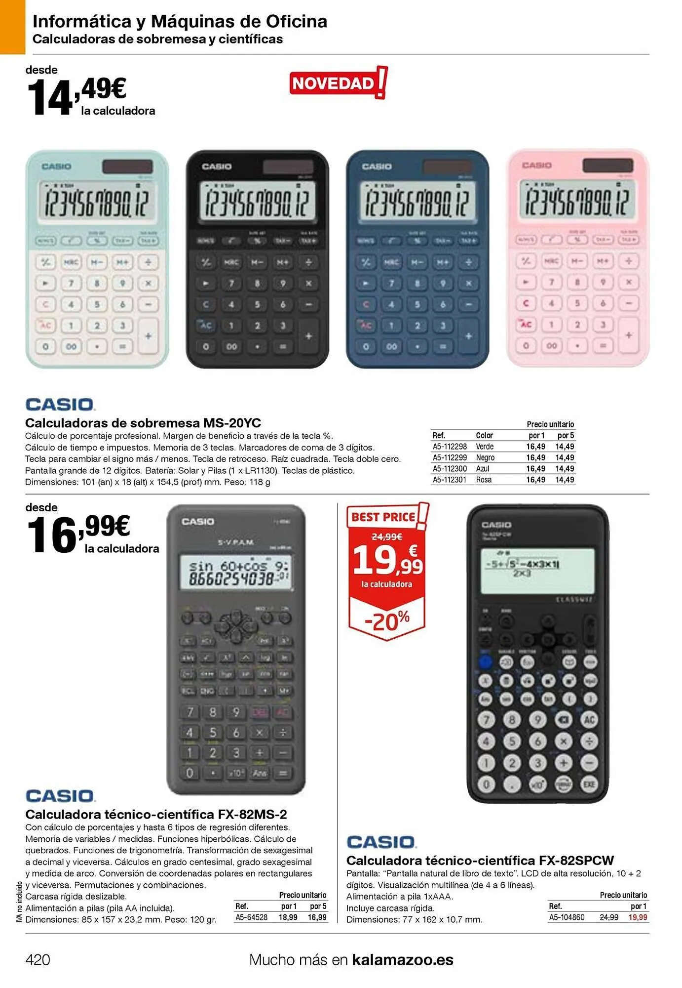 Catálogo de Folleto Staples Kalamazoo 19 de enero al 31 de diciembre 2026 - Página 420