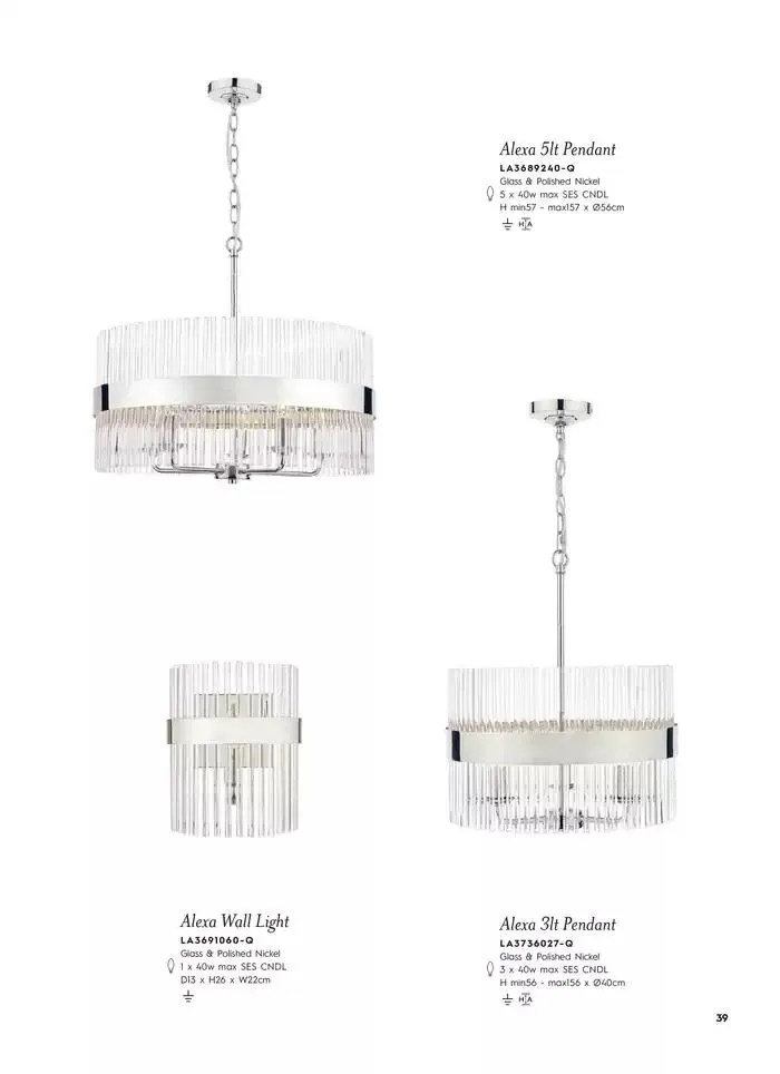 Catálogo de Lighting & Mirror Collection 12 de marzo al 31 de agosto 2025 - Página 41