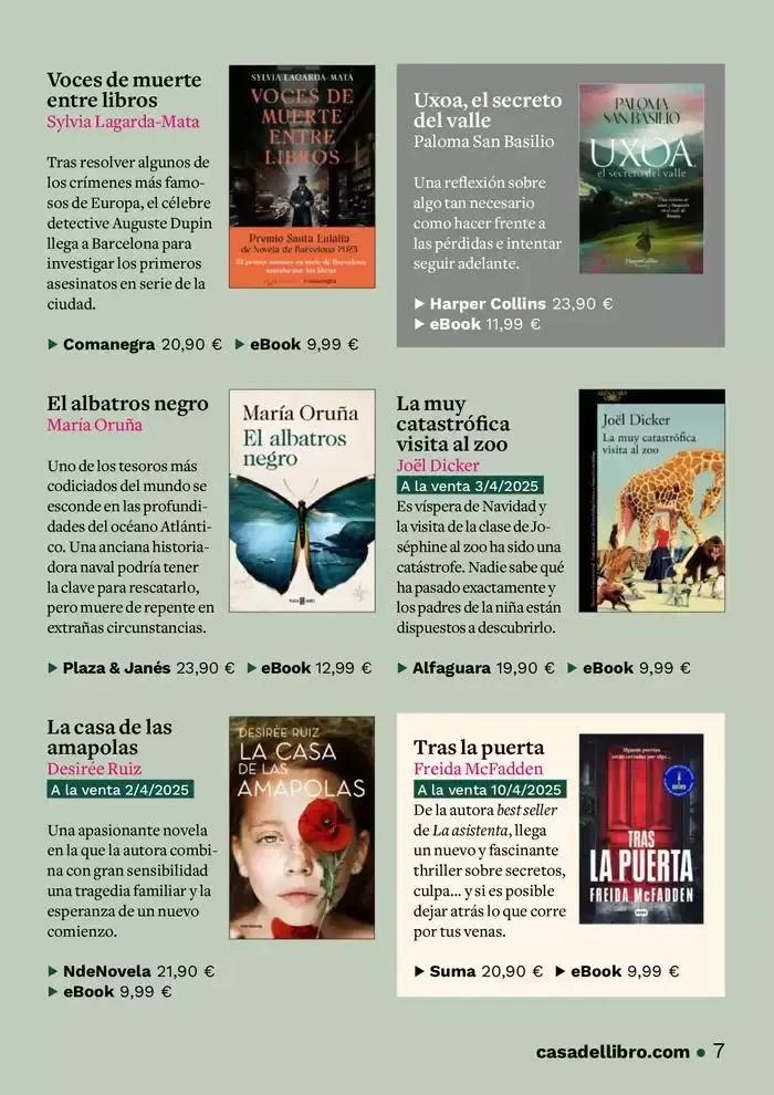 Catálogo de Día del Libro 2025 8 de abril al 22 de abril 2025 - Página 7