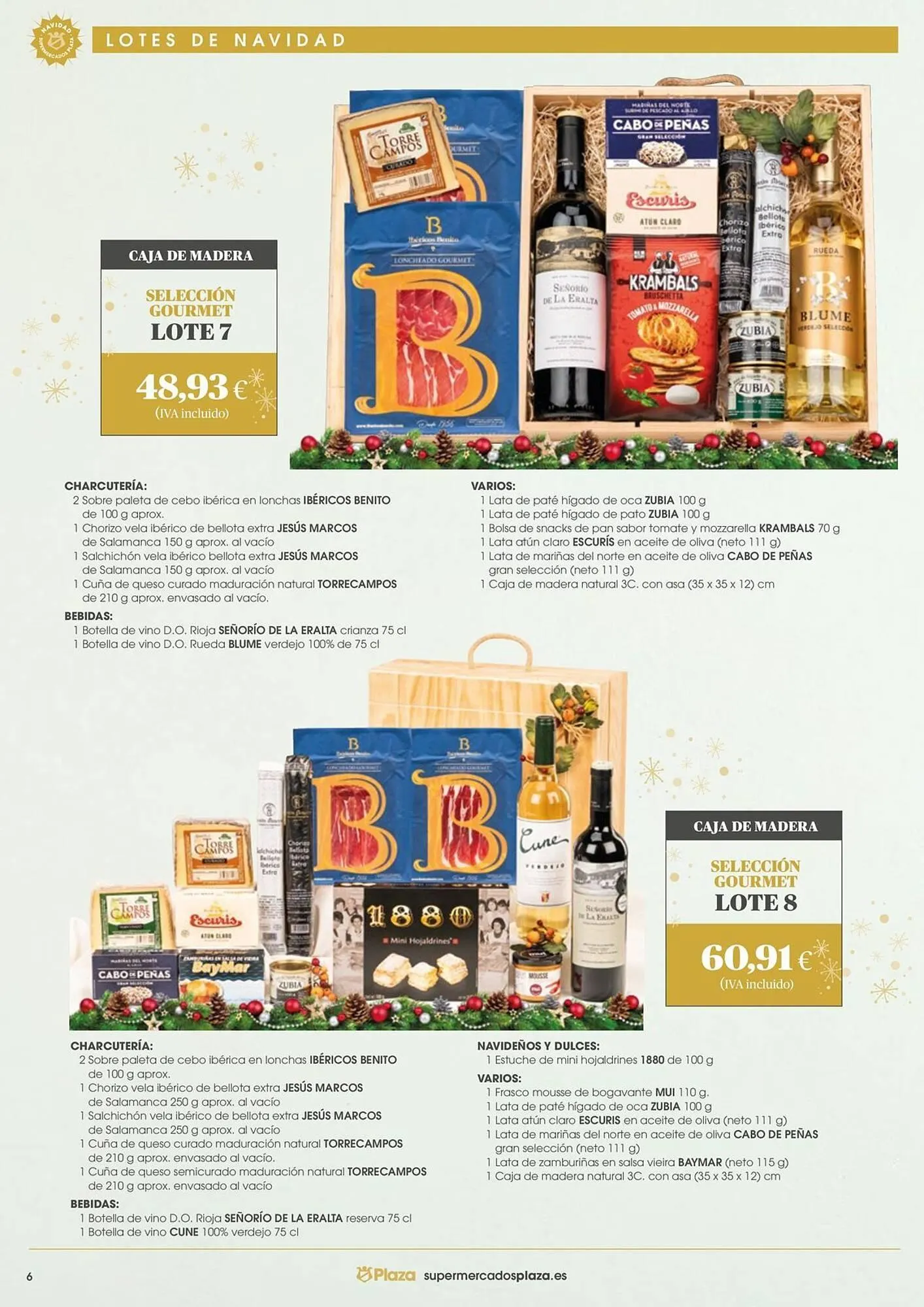 Catálogo de Folleto Supermercados Plaza 20 de octubre al 31 de diciembre 2025 - Página 6